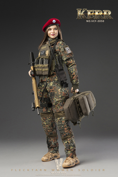 1/6 VERYCOOL VCF-2031 MC Camouflage Women Soldier Villa 迷彩