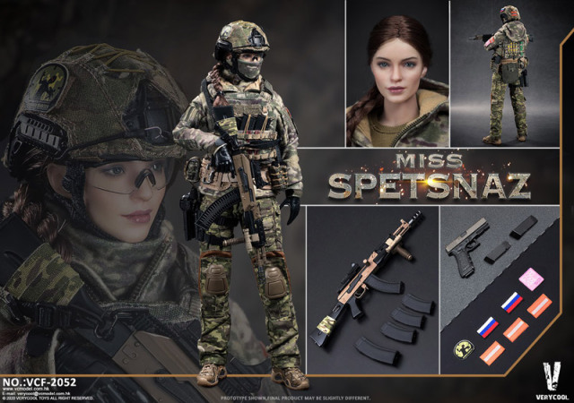 VeryCool】VCF-2052 1/6 Russian Special Combat Women Soldier