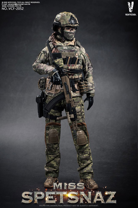 VeryCool】VCF-2052 1/6 Russian Special Combat Women Soldier