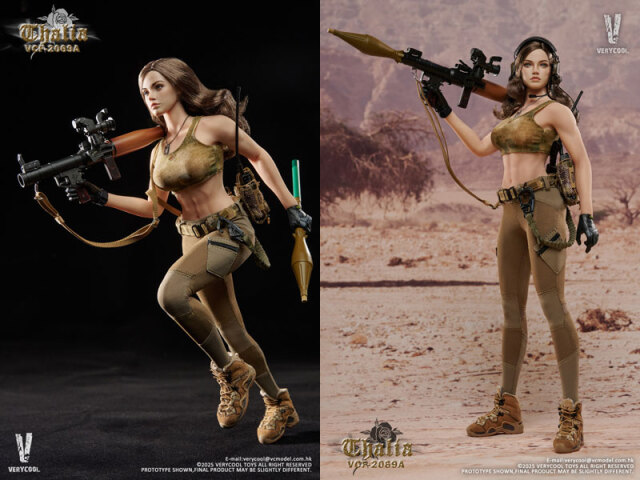 VeryCool】VCF-2069 A/B 1/6 Desert female soldier - Thalia 女性兵士