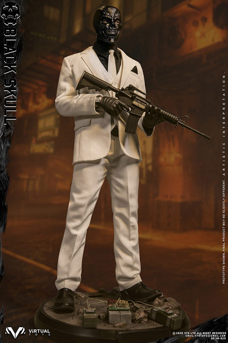 VTS TOYS 1/6 ブラック スカル VM029 Black Skull VTS】VM-029 1/6 Black Skull ブラックスカル 1/6スケール男性
