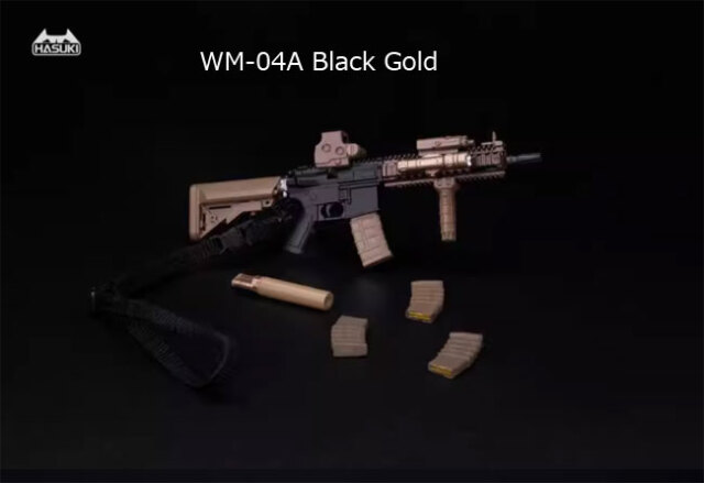 HASUKI】WM-04 A/B/C 1/12 MK18 近接戦闘用アサルトライフル 1/12