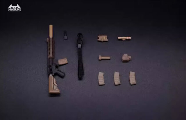 HASUKI】WM-04 A/B/C 1/12 MK18 近接戦闘用アサルトライフル 1/12
