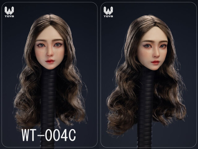 W TOYS】WT-004A/B/C 1/6 Xiaoru Headsculpt(Heavy Makeup