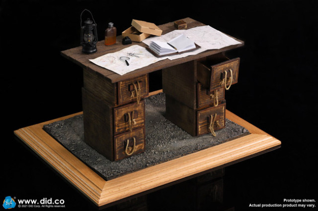 DID】E60062 WW1 War Desk Diorama Set 第一次世界大戦 戦場 デスク