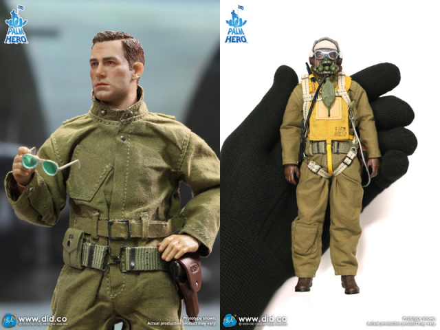 カタログギフトも！ 1/12 DID】XA80032 WW2 Captain - Pilot Force Air Army U.S. ミリタリー