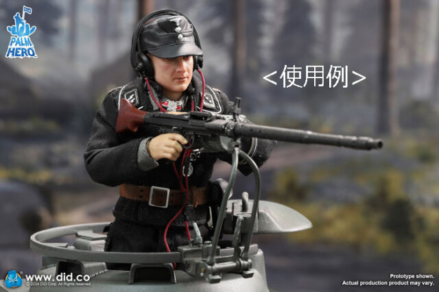DID】XD80025G/Y 1/12 Palm Hero Series Tiger2 Tank Diorama