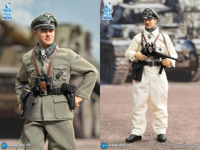 かずおちゃん様☆専用☆ドイツ軍 ？アメリカ軍？サロペット DID】XD80041 1/12 WW2 German SS Commander - Kurt Meyer WW2ドイツ軍