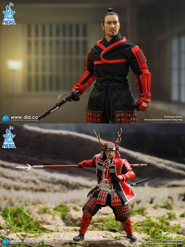 DID】XJ80015 1/12 Palm Hero Japan Samurai Series-Sanada Yukimura  