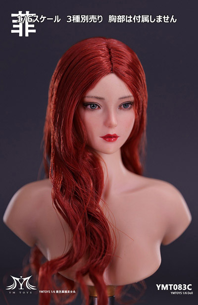 1/6 女性ヘッド（銀髪ショート）YMT-083A 駿河屋 -<中古>1/6 女性ヘッド（銀髪ショート） YMT-083A