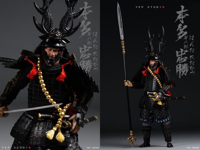 Yep Studio】NO.0008 1/12 Honda Tadakatsu 本多忠勝 徳川四天王 戦国