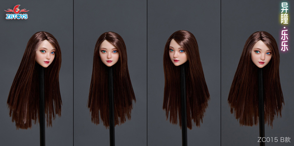 Z6TOYS】ZC015 A/B/C/D/E/F/G 1/6 Movable Eye Beauty