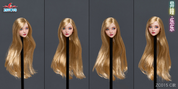 Z6TOYS】ZC015 A/B/C/D/E/F/G 1/6 Movable Eye Beauty