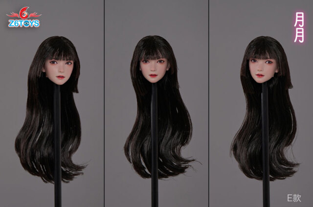 瞳花 Z6TOYS】ZC016 A/B/C/D/E/F 1/6 Movable Eye Beauty Headsculpt 1/6