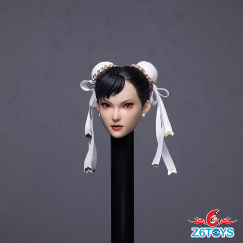 Z6TOYS】 ZC020 1/6 Movable Eye Beauty Headsculpt アジア系格闘家