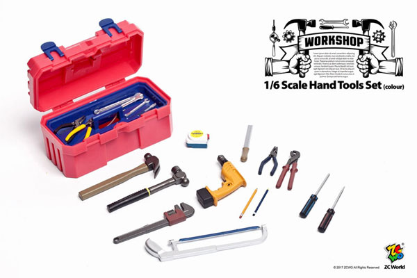 ZC World】1/6scale Hand Tools Set 1/6スケール 工具セット