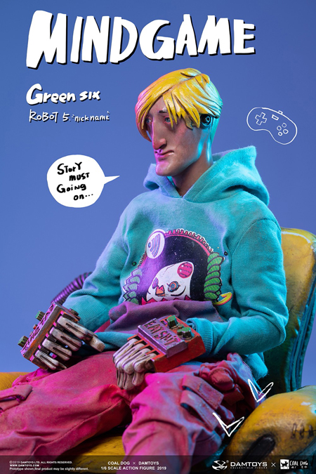 DAM】ZP003 Damtoys x Coal Dog New Collaboration Mindgame series