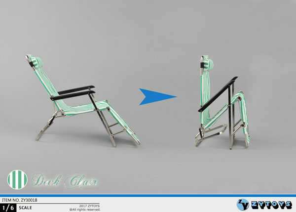 ZYTOYS】ZY3001 Beach Chair 1/6スケール ビーチチェア