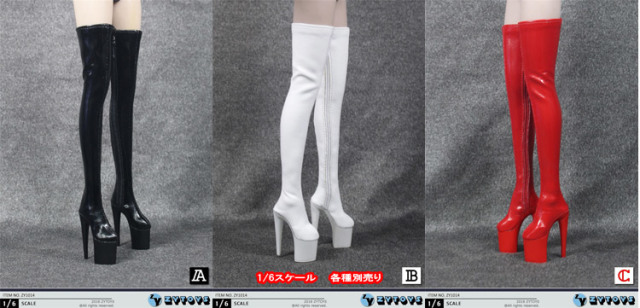 ZYTOYS】ZY1014 High zipper women's boots ロングブーツ 1/6