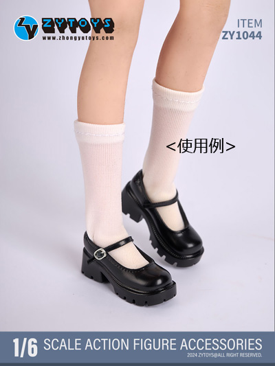 ZYTOYS】ZY1044 1/6 ガールスタイル シューズ 女性ドール用シューズ