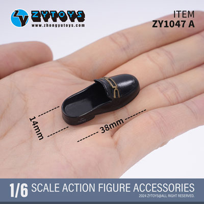 ZYTOYS】ZY1047 A/B Closed Toe Half Slippers 1/6 女性ドール用