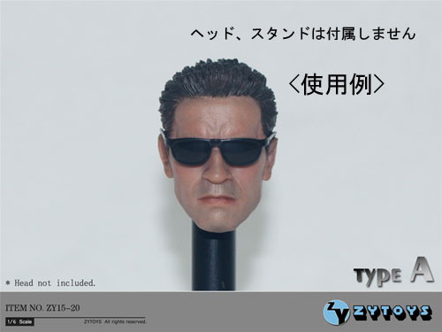 ZYTOYS】ZY15-20 1/6スケール サングラス 4種セット