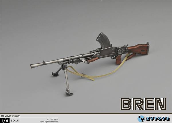 ZYTOYS】ZY2003 BREN 1/6スケール ブレン軽機関銃 ブレンガン