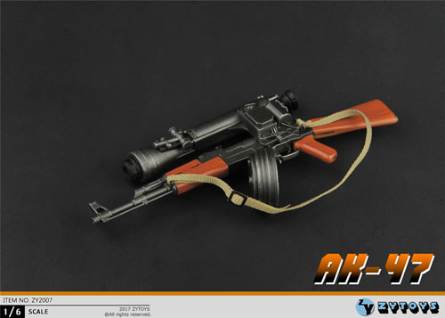 ZYTOYS】ZY2007 Fixed Care AK47 1/6スケール AK47 固定ストックタイプ