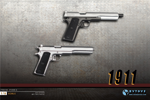 ZYTOYS】ZY2009 M1911、M9、M500、MK23、X26、Bython 1/6