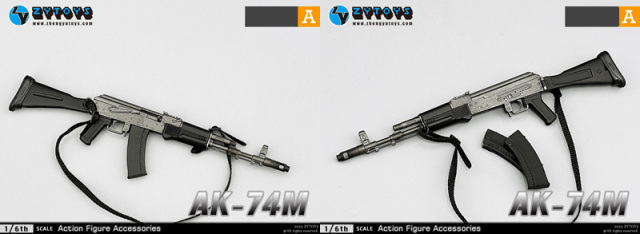 ZYTOYS】ZY2029 1/6 AK74M 5.45mmカラシニコフ自動小銃 1/6