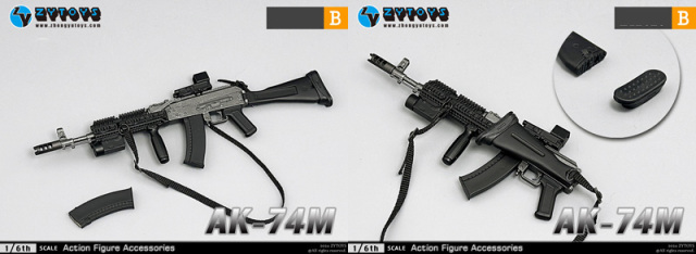 ak-58ページ ZYTOYS】ZY2029 1/6 AK74M 5.45mmカラシニコフ自動小銃 1/6
