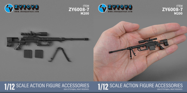 ZYTOYS】ZY6008 M1928 MK43 MK13 M200 M82A1 ライフル銃 軽機関銃 対物