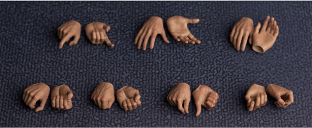 NoBrand)】HAND-SET 1/6 Hand Accessories 2.0 1/6スケール男性