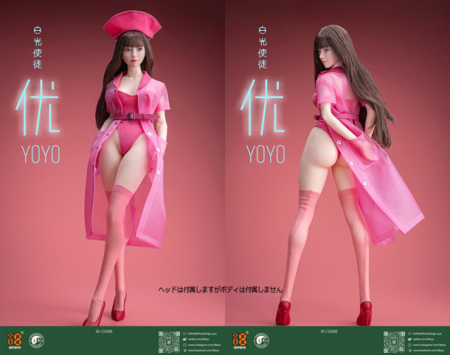 i8TOYS】I8-C008ABC 1/6 白光使途 YOYO ナース 看護師 ドレス
