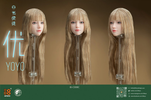 i8TOYS】I8-C008ABC 1/6 白光使途 YOYO ナース 看護師 ドレス&ドール