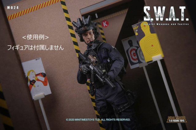 MiniTimesToys】MT-M024(情景単品) 1/6 SWAT Police Shoot House 情景