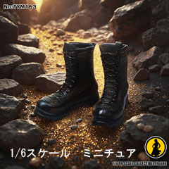 TYM】TYM163 1/6 Man Military Boots ミリタリーブーツ ブラック 1/6