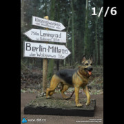 【DID】E60072 1/6 Signs Accessory Kit WW2 ドイツ案内標識＆ジャーマンシェパードドッグ 犬 ジオラマセット 《予約7月》