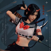 【GDTOYS】GD97011A 1/6 GHOST GIRL 第二弾 鬼姫 ゴーストガール 蒼鬼由美 1/6スケール女性ドールフィギュア
