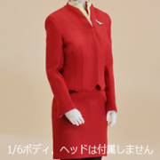 1/6 女性用春物コスチュームC (Red)POP-X38C コスプレ 仮装 衣装 ハロウィン コスチューム 大人用 パーティー