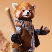 【Mostoys】PALM ANIMAL CITY MT2201A 17cm Lesser Panda 動物擬人化シリーズ レッサーパンダ