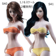 truboysmodel POPtoys】92004 XING Series Modified Version Super flexible female  body(Plastic Joints) PVC built-in Pale 形 1/6スケール 女性ボディ ドールボディ 素体 ペール