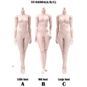 【POPtoys】92004 XING Pale 形 1/6スケール 女性ボディ ドールボディ 素体 ペール