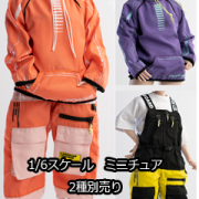 【WorldBox】CA011 orange/purple 1/6 SKI Suit Clothing set 女性 スキースーツ 防寒具 1/6スケール 女性コスチューム セット