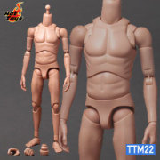 【ホットトイズ】TT#22 トゥルータイプ１／６スケールフィギュア素体ベーシック／白人男性（スリム・ボディー版）