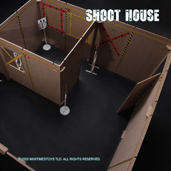 【MiniTimesToys】MT-M025 1/6 SWAT Police Shoot House 情景セット 1/6スケール 射撃訓練場