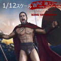 【BY-ART】G01 1/12 War Wolf Thermopylae KING OF SPARTA スパルタ王 1/12スケール シームレス男性ボディフィギュア