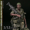 【DAM】PES010 1/12 ARMY 25th Infantry Division M60 GUNNER ベトナム戦争 アメリカ陸軍 第25歩兵師団 M60機関銃手