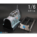 【DID】E60083 1/6 Bf109 Cockpit (Grey Blue) WW2 ドイツ軍 メッサーシュミットBf109 戦闘機 第52戦闘航空団
