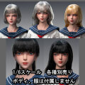 【EHTOYS】EHTOYS004 A/B/C/D/E 魁 1/6 Movable Eye Female Headsculpt 眼球可動 1/6スケール 植毛 女性ヘッド